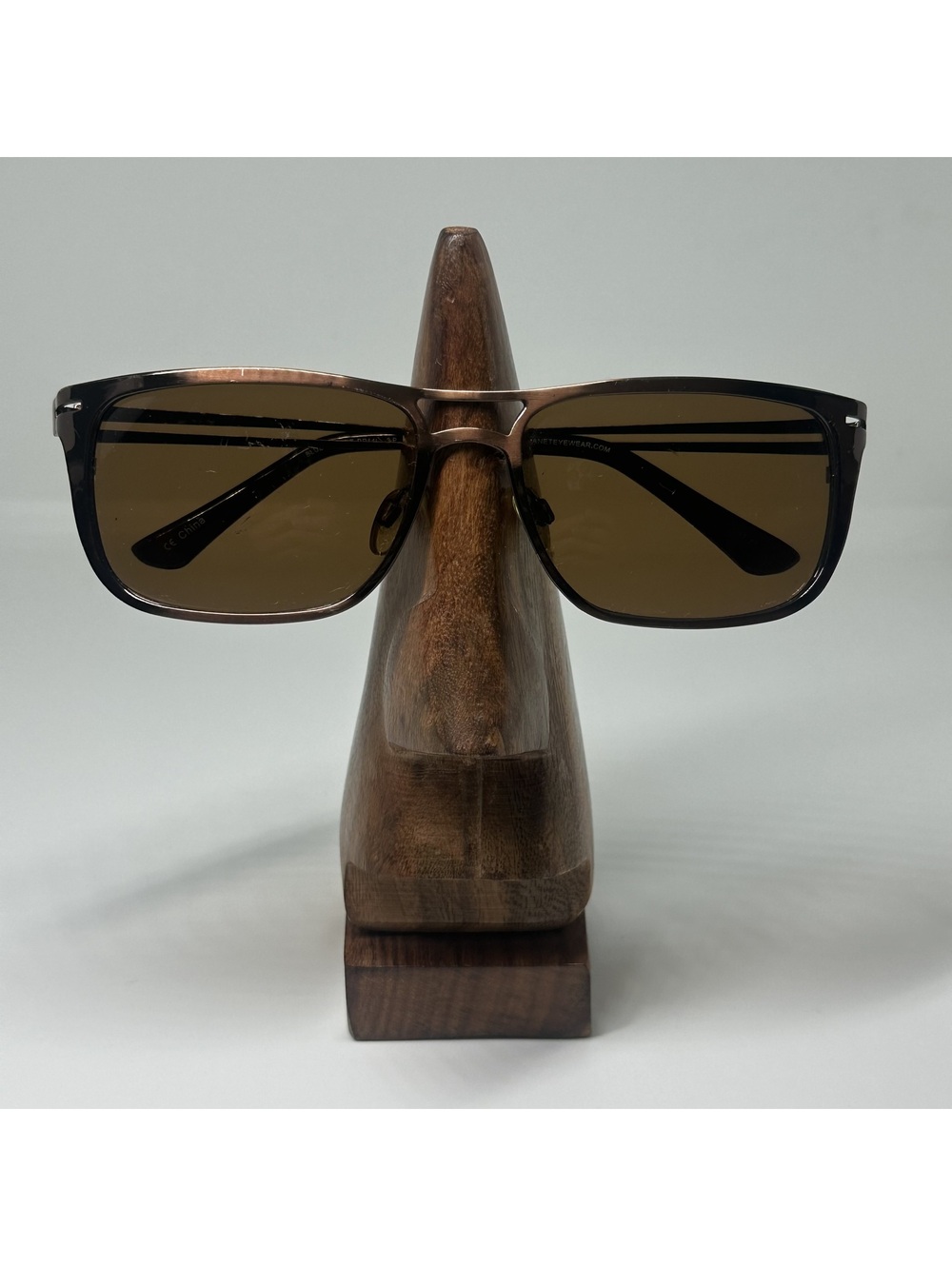 Blue Planet Eyewear Bronze Rectangular Aviator Polarized Sunglasses